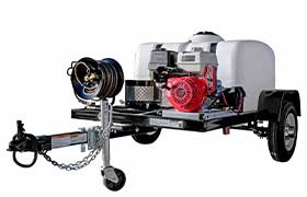Fire Hose Reel with Water Trailers