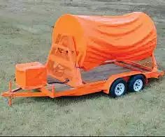 portable tank reel - trailer mounted 