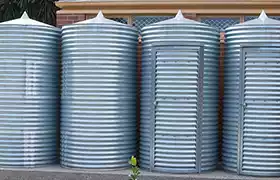 commercial corrugated water tank storage