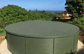 commercial corrugated water tank storage