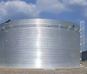 corrugated steel tank