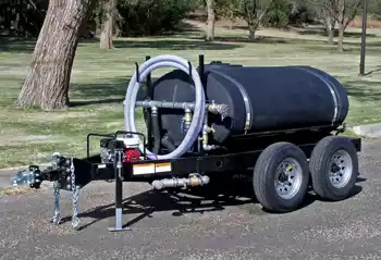 Firefighting Water Wagons come with pump and 25 foot fire hose