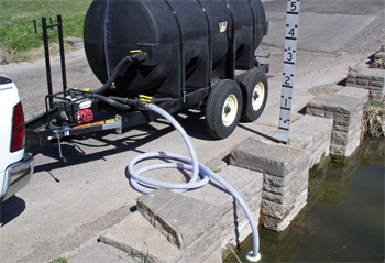Fire Fighting Trailer with Pond Fill Kit