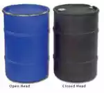plastic 55 gallon drums