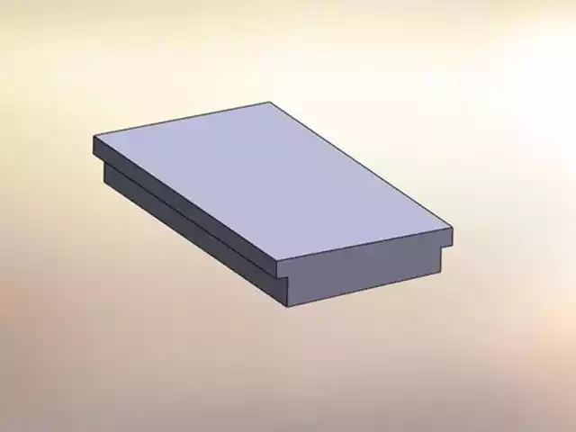 rectangle shape with rails tank