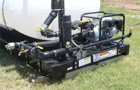 skid sprayers for dust suppression