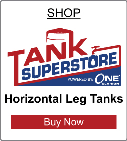 Horizontal leg tanks