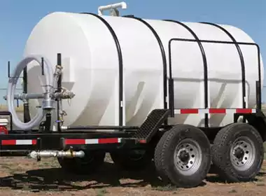 portable water tank trailer
