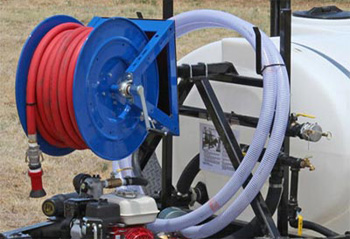 Water Sprayer Trailer with fire hose